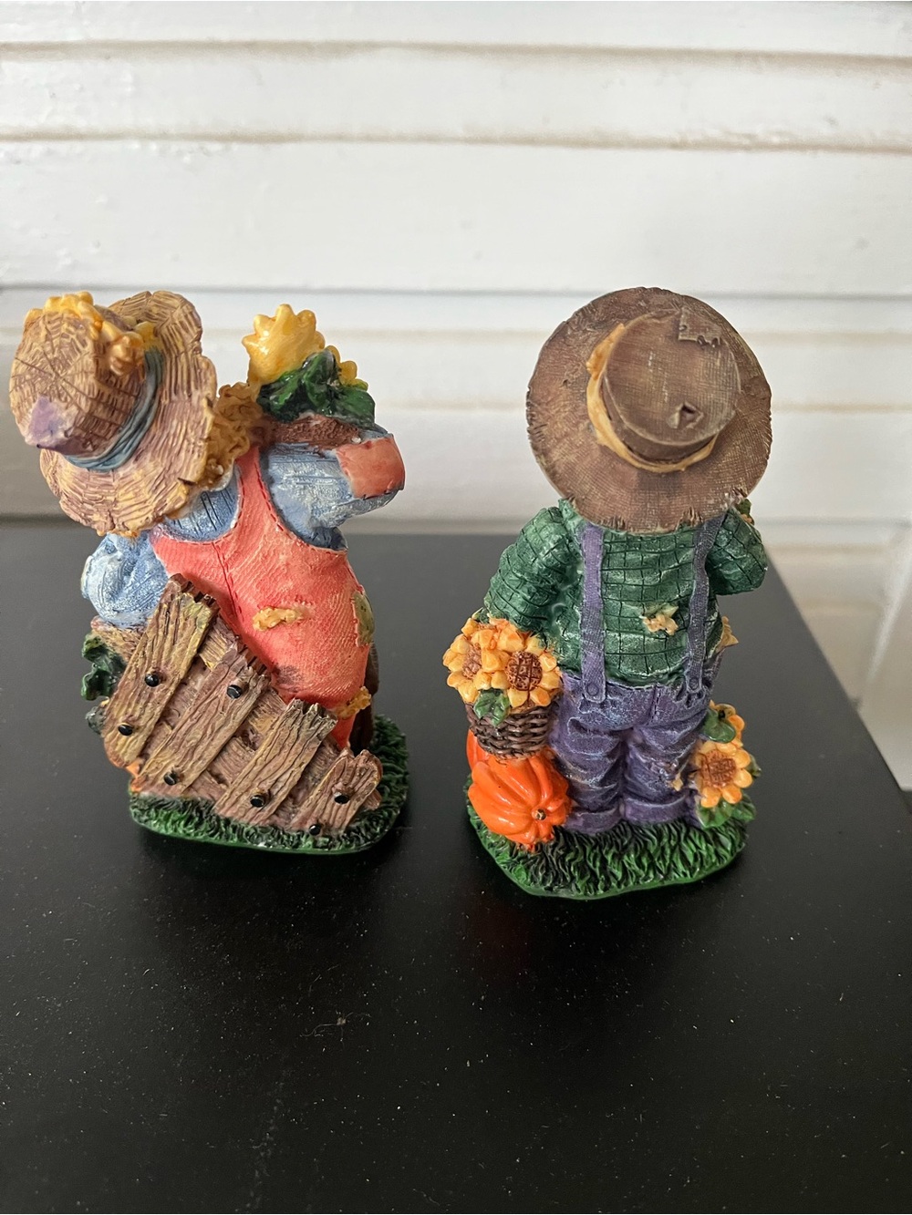 Fall Scarecrow Figurines  Set Of Two - Picture 9 of 9